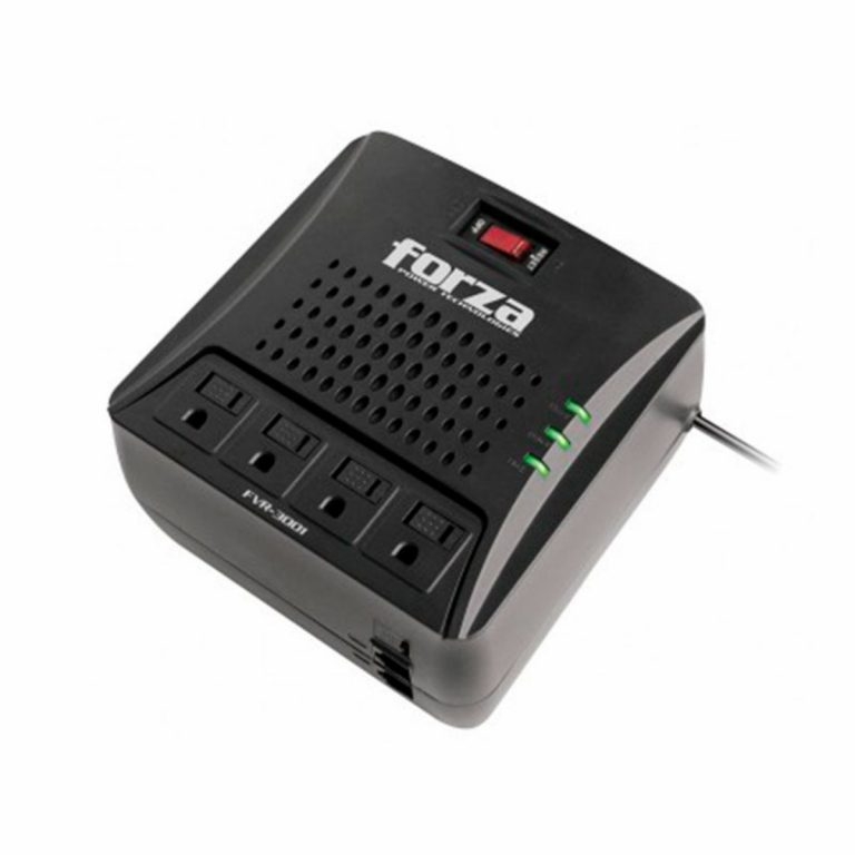 Forza Regulador Autómatico de Voltaje FVR-3001 3KVA 4 Tomas