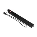 Nexxt Regleta para Montaje en Rack 9 Tomas 125VCA/15A Negro