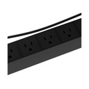 Nexxt Regleta para Montaje en Rack 9 Tomas 125VCA/15A Negro