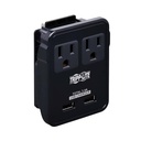 Tripplite Protector de Sobretensiones Universal 2 Tomas NEMA + 2 Tomas USB 3.4A Negro