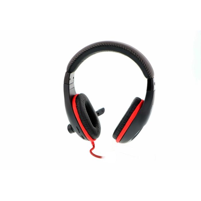 Headset XTECH Ominous Audífonos Gaming Alámbricos 3.5mm Negro/Rojo