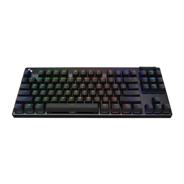 Teclado Gaming Logitech Pro X TKL Inalámbrico 2.4GHz en Inglés Negro