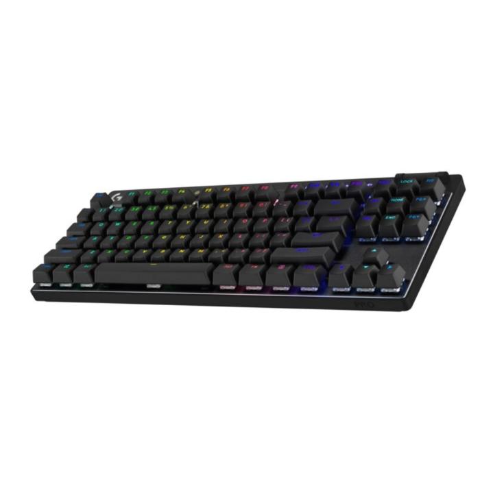 Teclado Gaming Logitech Pro X TKL Inalámbrico 2.4GHz en Inglés Negro
