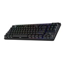 Teclado Gaming Logitech Pro X TKL Inalámbrico 2.4GHz en Inglés Negro