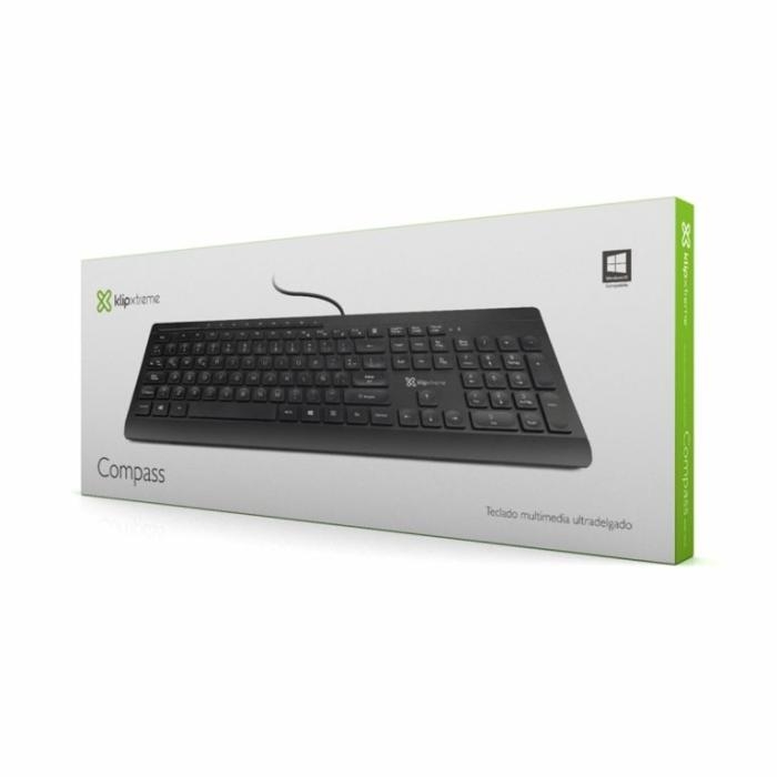 Teclado Klip Xtreme Teclado Alámbrico KKM-252S USB Español