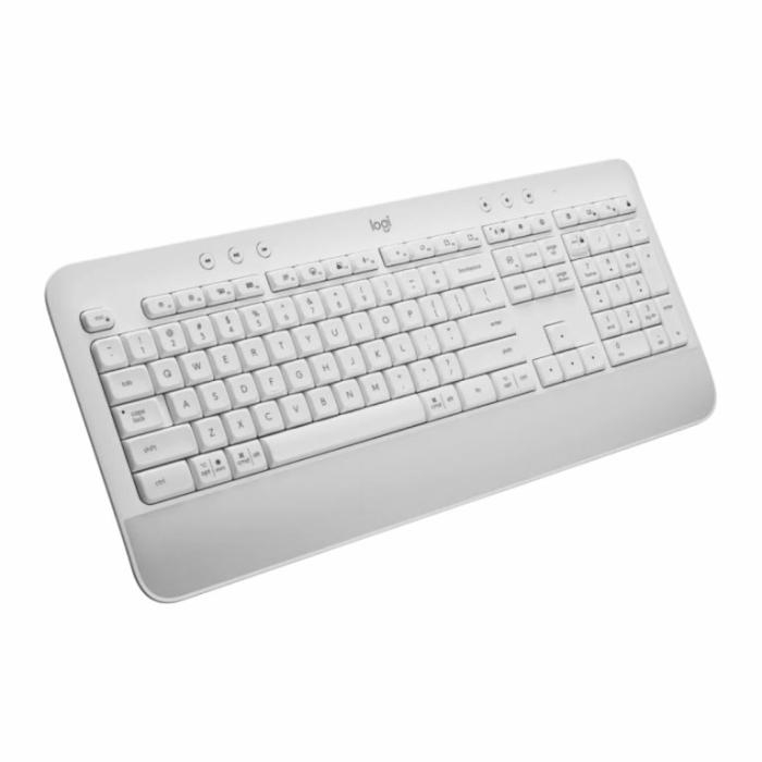 Teclado Logitech Signature K650 Teclado Inalámbrico 2.4GHz + Bluetooth Español Blanco