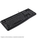 Teclado Logitech Teclado Alámbrico K120 Español USB Negro