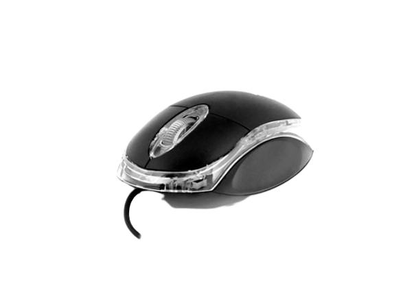 MOUSE XTECH XTM-195 3 BOTONES USB CON LUZ ROJA 1000dpi