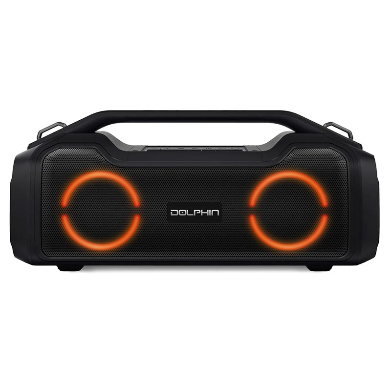 Bocina Dolphin LX-80 Portable 2.0 Dual 5" Bluetooth 40W Negro
