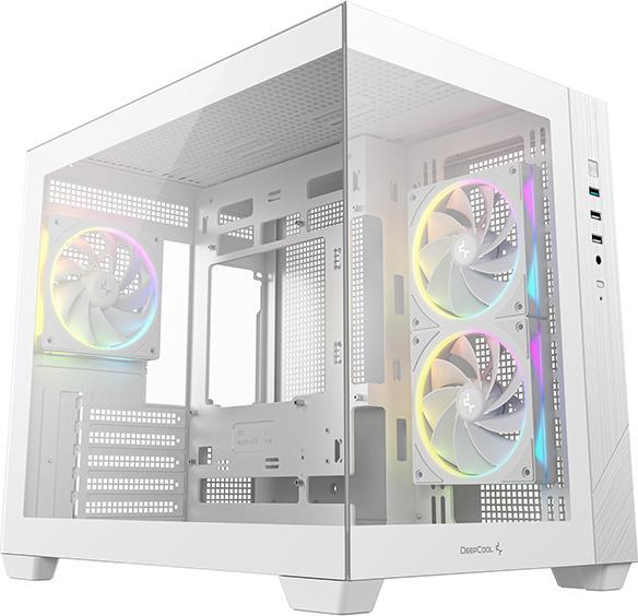 Case Gaming DeepCool CG330 3F White Mid Tower
