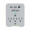 Protector contra Sobretensiones Forza FWT-331USBC 3 salidas