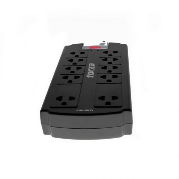 Forza Protector de Sobretension 1080J/1800W 10 Tomas NEMA Universal 5-15R