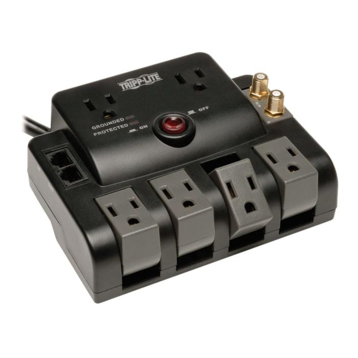Tripplite Protect it! Supresor de Sobretensiones de 6 Tomacorrientes 1440 Joules 1.8m