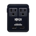 Tripplite Protector de Sobretensiones Universal 2 Tomas NEMA + 2 Tomas USB 3.4A Negro