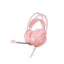 Headset Xtech XTH-564 Alámbricos 3.5mm Rosa