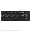 Teclado Logitech Teclado Alámbrico K120 Español USB Negro