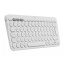 Teclado Logitech Teclado Bluetooth Multi Dispositivos K380 en Español Blanco