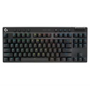 Teclado Gaming Logitech Pro X TKL Inalámbrico 2.4GHz en Inglés Negro