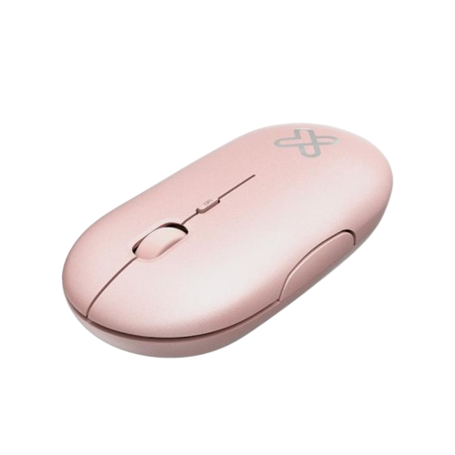 Mouse Klip Xtreme SlimSurfer Inalámbrico USB 1600 DPI Rosa