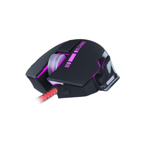Mouse Gaming XTECH Combative Mouse Alámbrico USB 7200 DPI Negro