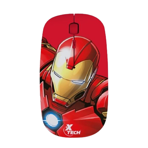 Mouse XTECH Marvel Inalámbrico USB 1600 DPI Edición Iron-Man