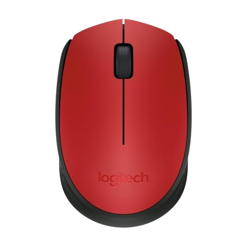 Mouse Logitech M170  Inalámbrico USB 1000 DPI Rojo