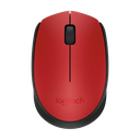 Mouse Logitech M170  Inalámbrico USB 1000 DPI Rojo