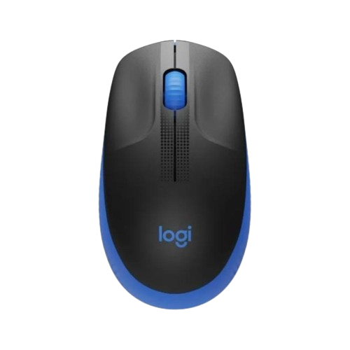 Mouse Logitech M190 Inalámbrico USB 1000 DPI Negro/Azul