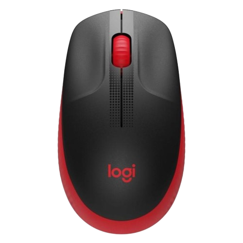 Mouse Logitech M190 Inalámbrico USB 1000 DPI Negro/Rojo