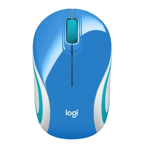 Mouse Logitech M187 Inalámbrico USB 1000 DPI Diseño Azul