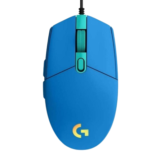 Mouse Gaming Logitech G203 Alámbrico USB 8000 DPI Azul