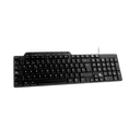 Teclado Multimedia XTK-160S Xtech En Español Con cable Color Negro 