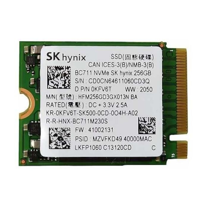Unidad de Estado Solido 256GB M.2 NVMe 2230 Skhynix