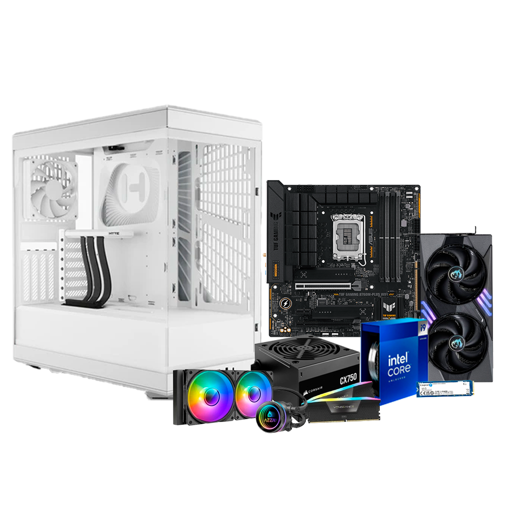 Pc Gamer i9 14900K B760M-Plus 750W Bronce DDR5 2x16 NVMe 1TB RTX 5060 TI Liquida 240mm