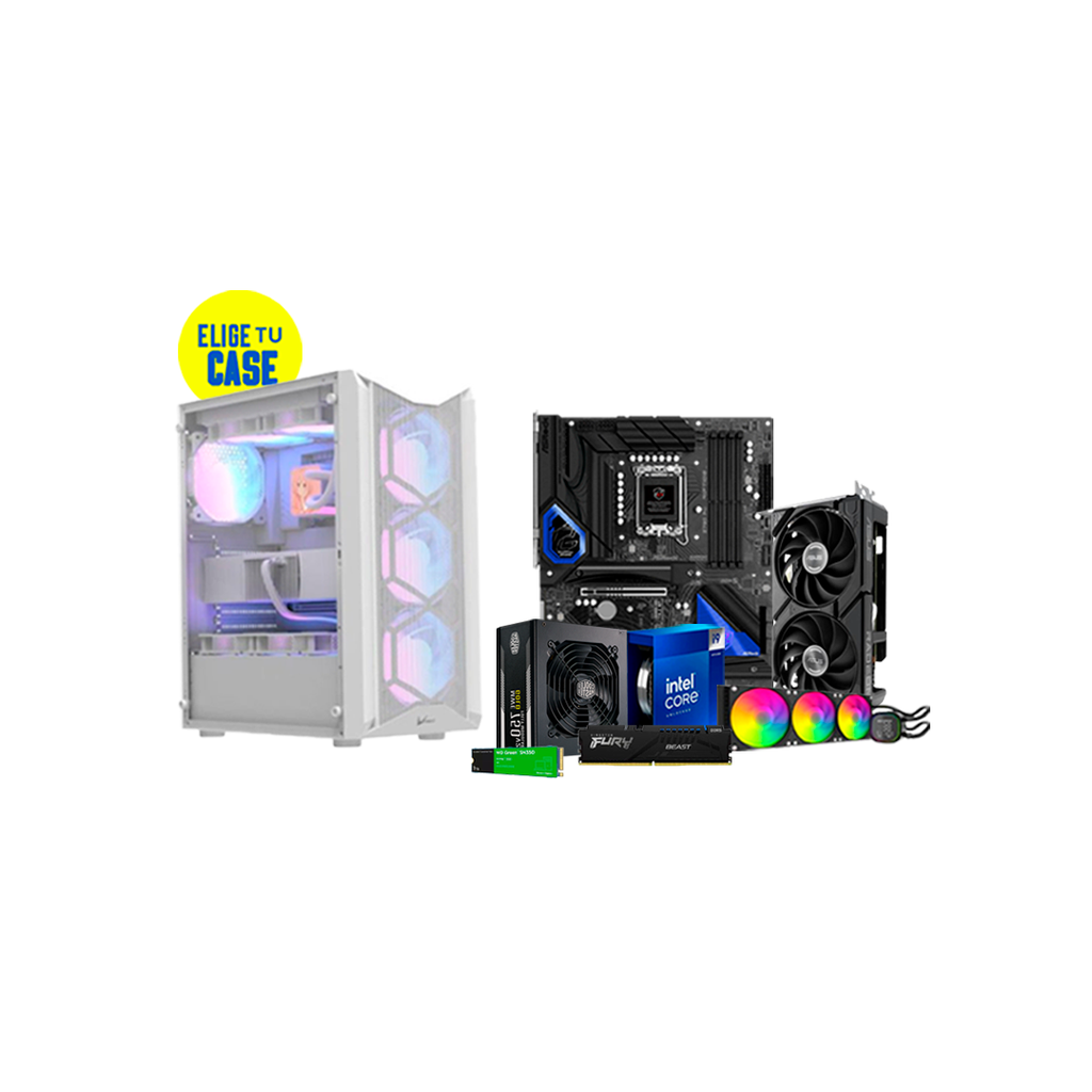 Pc Gamer i9 14900K Z790 PG Riptide 750W Bronce DDR5 16GB NVMe 1TB RX 9060 XT Liquida 360mm