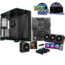 Pc Gamer Ryzen 9 9900X MAG X670 RTX 5090 DDR5 4x16 NVMe 2TB 1000W Gold Liquida 360mm Kit 6 Ventiladores