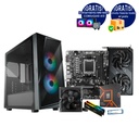Pc Gamer Ryzen 5 7600X A620M RTX 5060 DDR5 2x8 NVMe 1TB 550W 80 Bronce Liquida 240mm