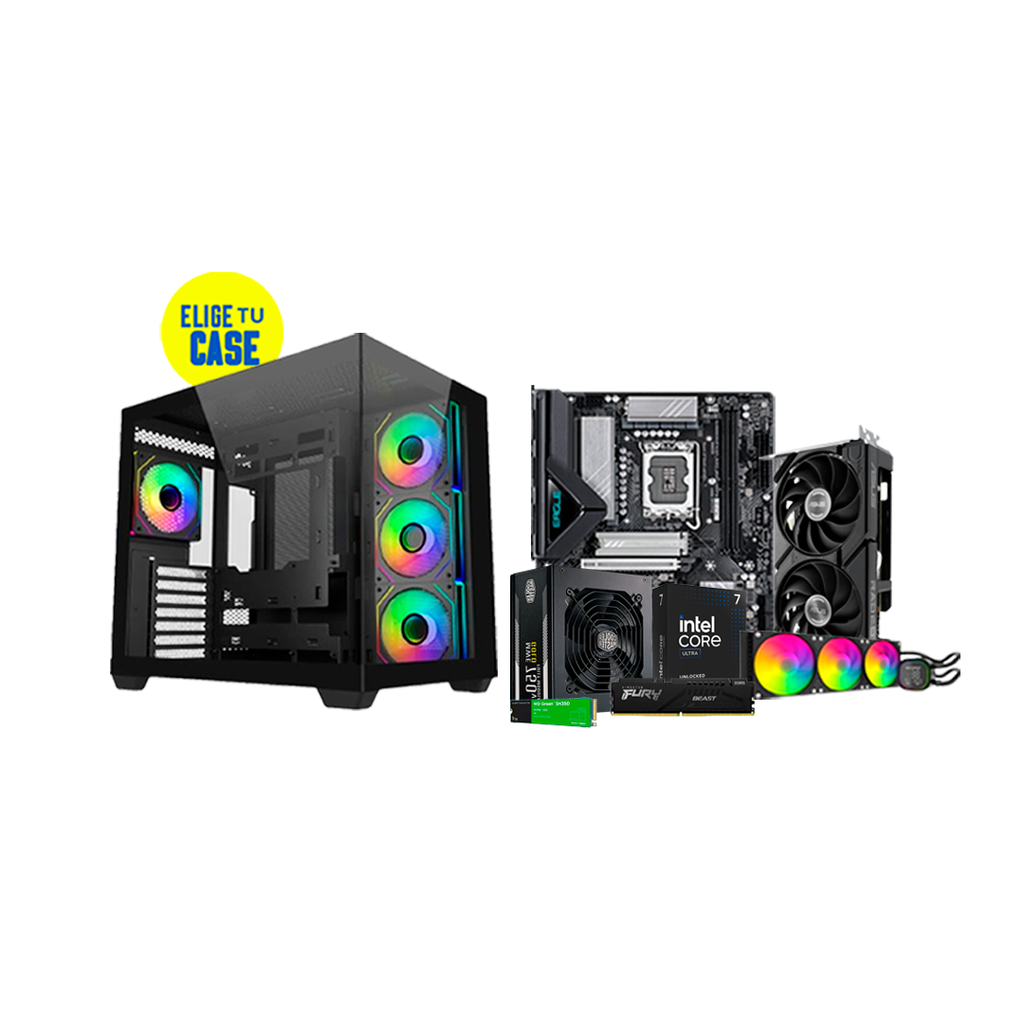 Pc Gamer Intel Core Ulra 7 265K B860M Eagle WiFi RX 9060 XT DDR5 16GB NVMe 1TB 700W Liquida 360mm 