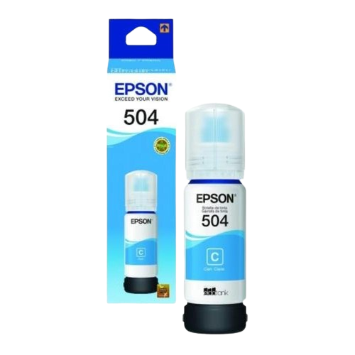 Tinta Epson T504 Cian 70ml