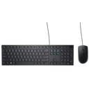 Teclado y Mouse Alámbrico Dell KM300C Negro Español