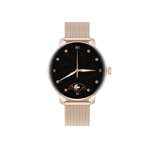 SmartWatch Molvu F6 Gold Rose Inox