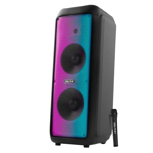 Bocina Dolphin SP 1070RBT premium Dual 10 Bluetooth 3700W Color Negro 