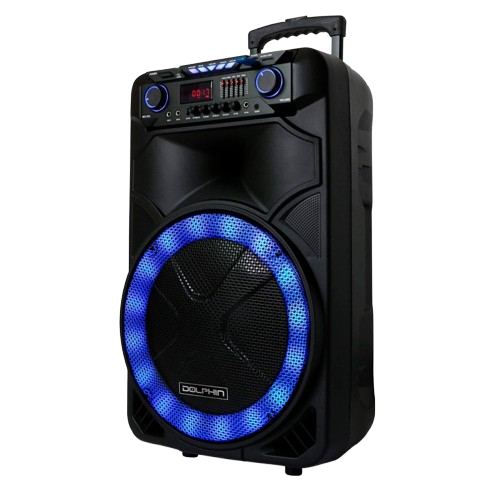 Bocina Dolphin SP 1500RBT Party Speaker 15 Bluetooth 3100W Color Negro