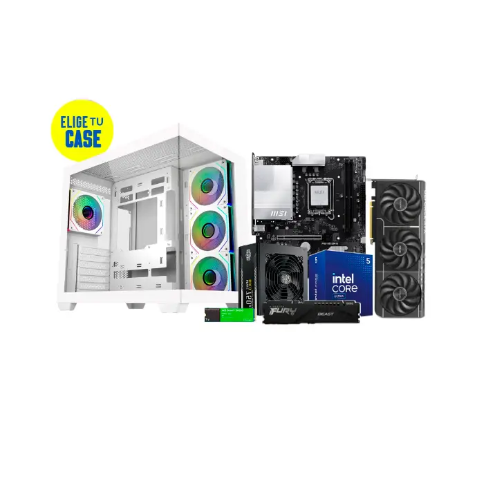 Pc Gamer Ultra Core 5 225F H810M-B MSI RTX 5070 16GB DDR5 NVMe 1TB 750W Bronce