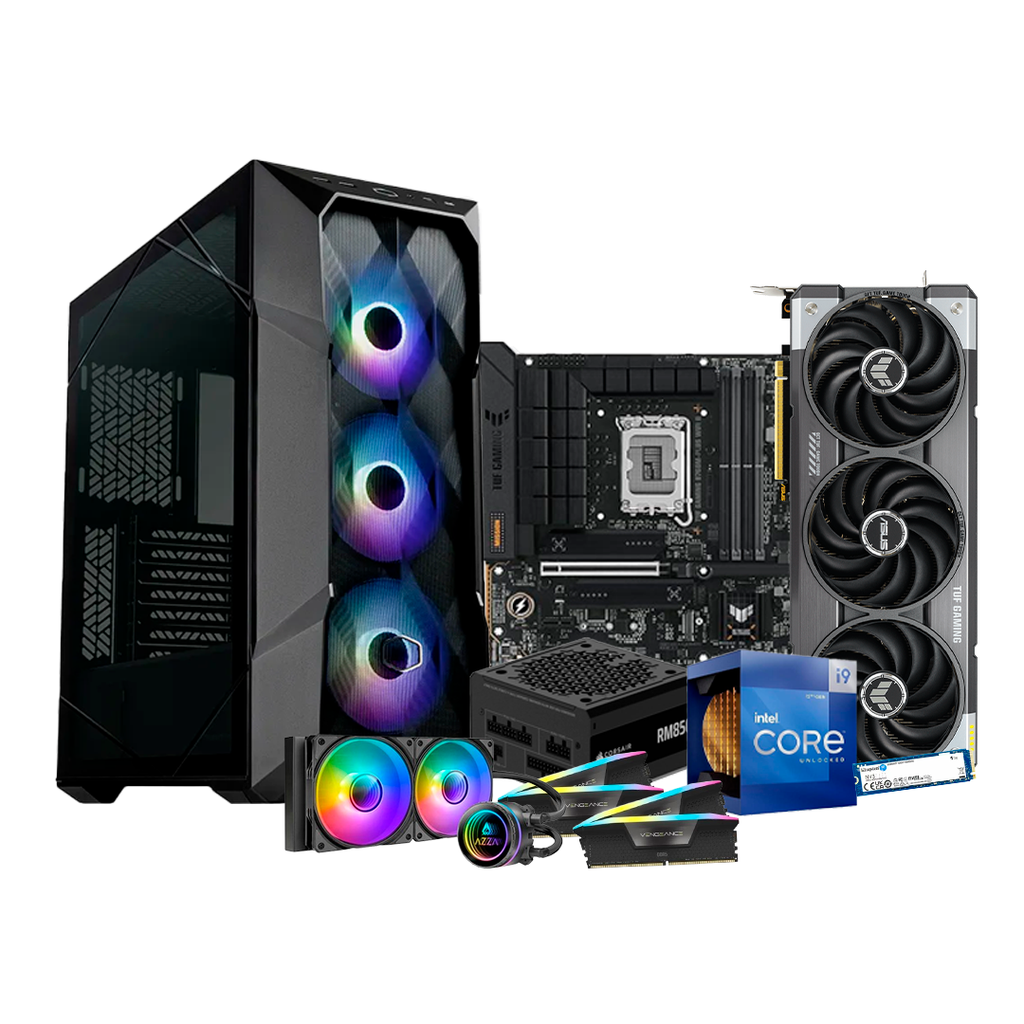 Pc Gamer i9 12900K B760M-Plus 750W Bronce DDR5 4x16 NVMe 1TB RTX 5070 TI Liquida 240mm