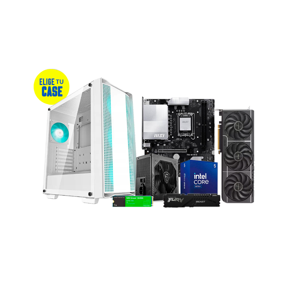 Pc Gamer Ultra Core 5 225FH810M-B MSI 650W DDR5 16GB NVMe 1TB RTX 5060 TI