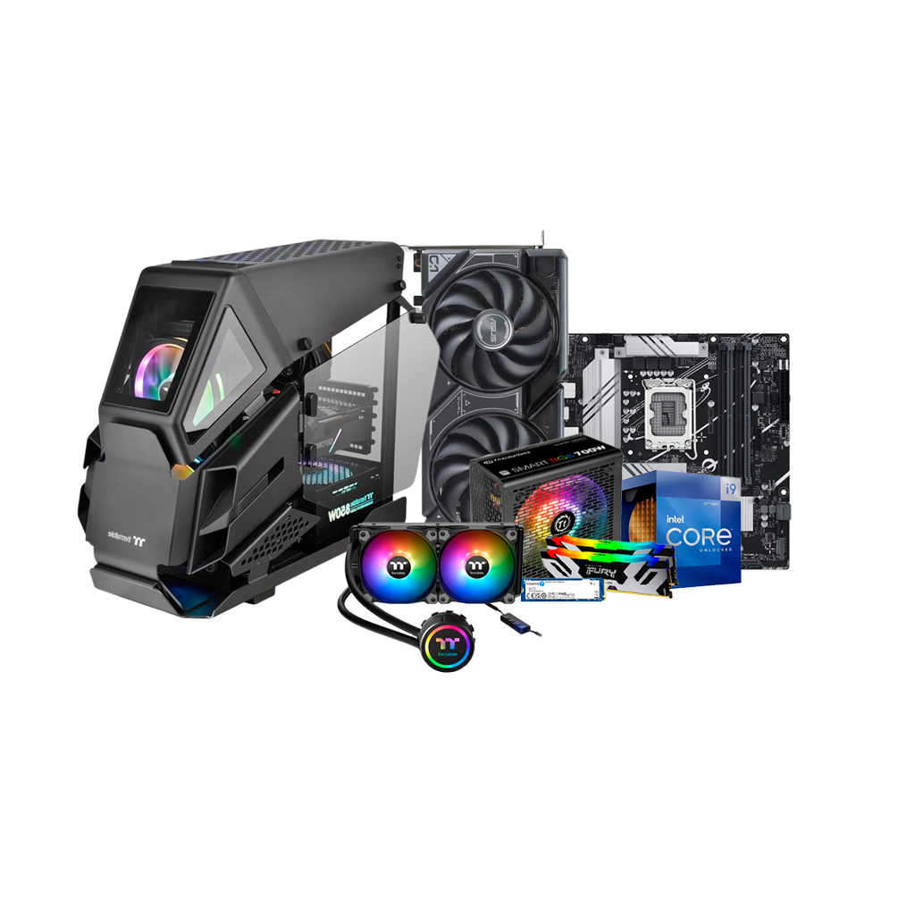 Pc Gamer i9 12900K B760M-A 700W Whit DDR5 2x16 NVMe 1TB RTX 4060 Liquida 240mm