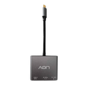 Adaptador USB-C a HDMI AON AO-AD-1017 Macho-Hembra Negro