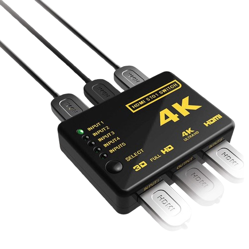 Splitter AON AO-AD-2002 5 Puertos HDMI 4K