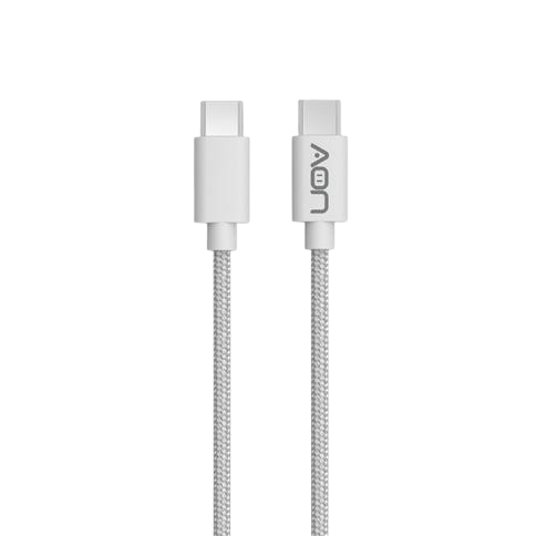Cable USB-C a USB-C AON AO-CB-5001 3.5 Metros Blanco